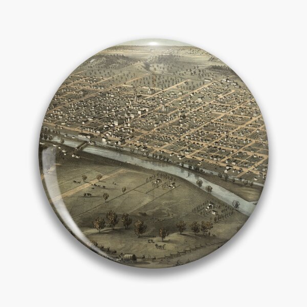 Item preview, Peru, Indiana (1868) designed and sold by allhistory.