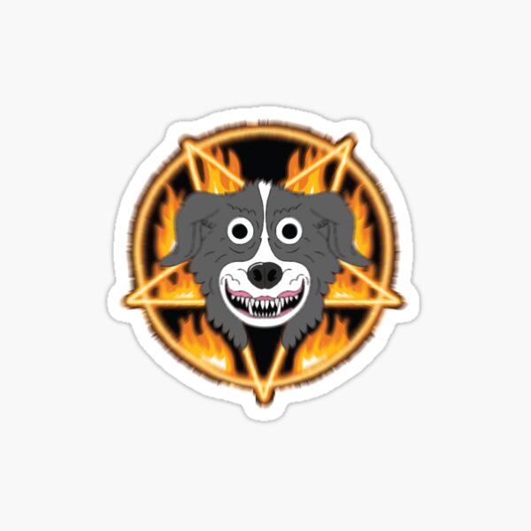 Mr Pickles Pentagram sticker