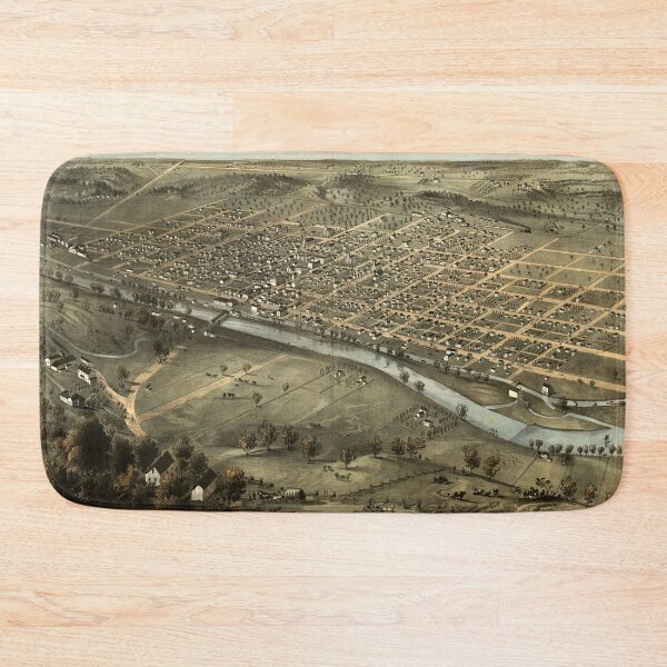 Item preview, Peru, Indiana (1868) designed and sold by allhistory.