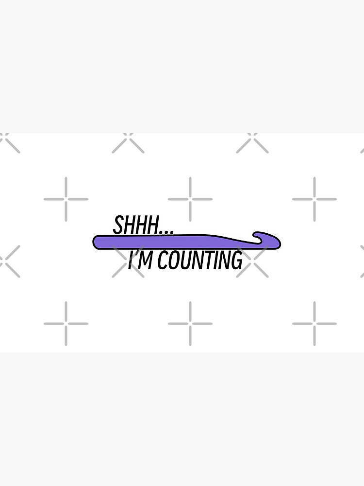 Thumbnail 6 of 6, Coffee Mug, Shhh… I’m Counting - Crochet Hook designed and sold by SiriuslyShawni.