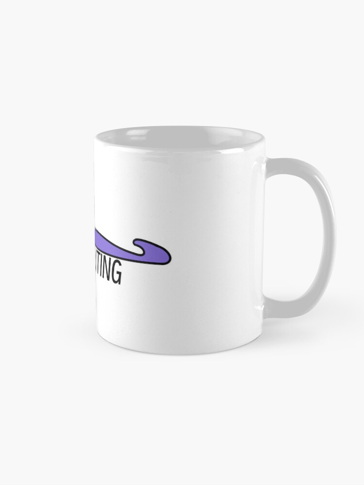 Thumbnail 5 of 6, Coffee Mug, Shhh… I’m Counting - Crochet Hook designed and sold by SiriuslyShawni.