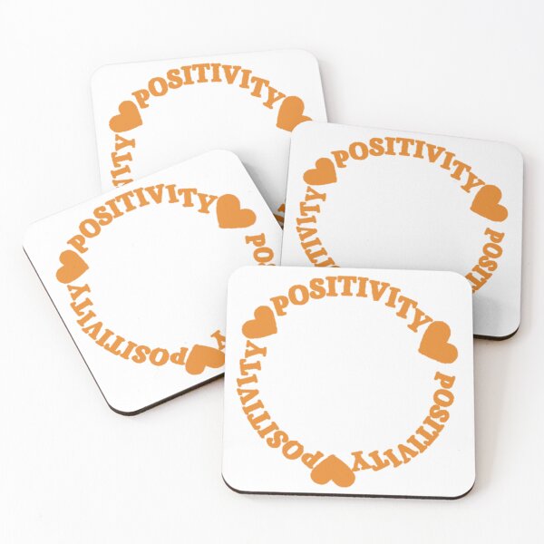 Item preview, Orange Positivity Design With Hearts designed and sold by Ashs-Art65.