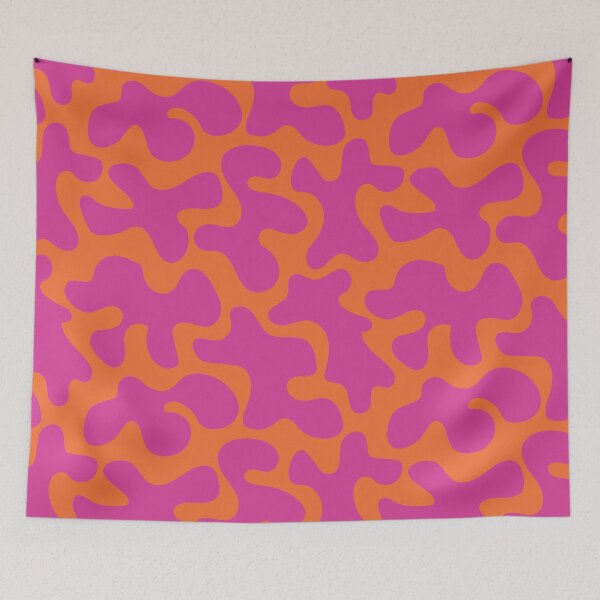 Item preview, Red and pink abstract shapes designed and sold by AlarconStudio.