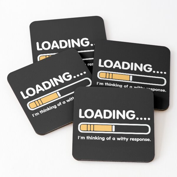 Item preview, loading Please Wait. I'm thinking of a witty response designed and sold by shaderepublic.
