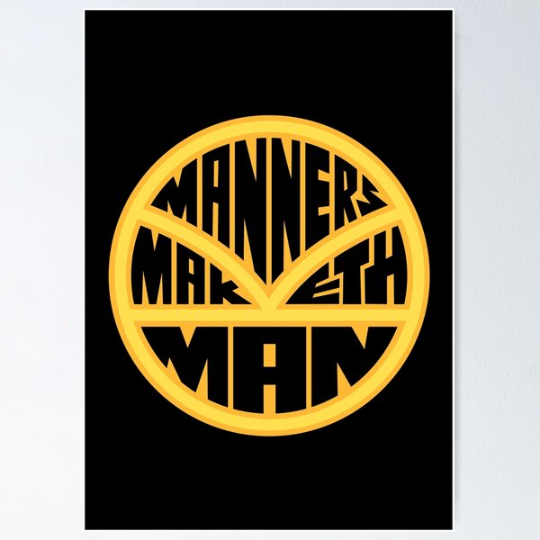 Item preview, Manners Maketh Man designed and sold by normannazar.
