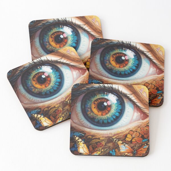 Item preview, Eyes and Butterflies designed and sold by CatCoconut-Art.