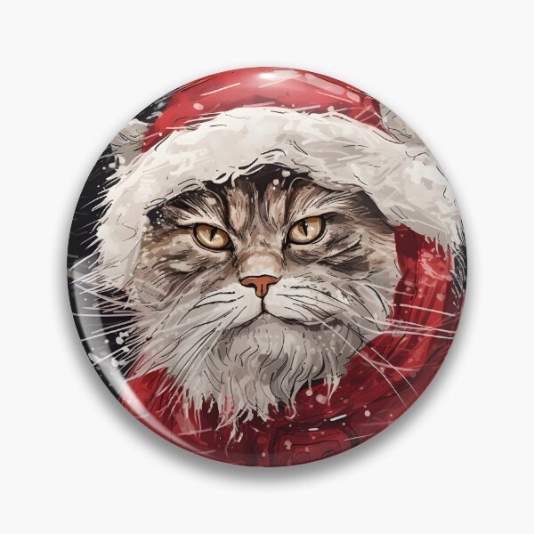 Item preview, Gato Santa en Blizzard designed and sold by Weareanimals.