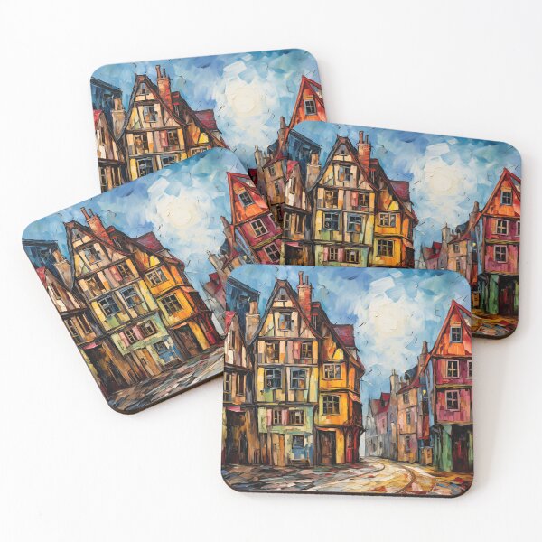Item preview, Half-Timbered Tranquility 1 designed and sold by Popqu1zArt.