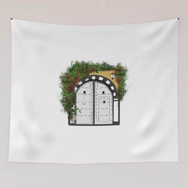 Item preview, White Traditional Tunisian Door designed and sold by Enjoy my  tea time.