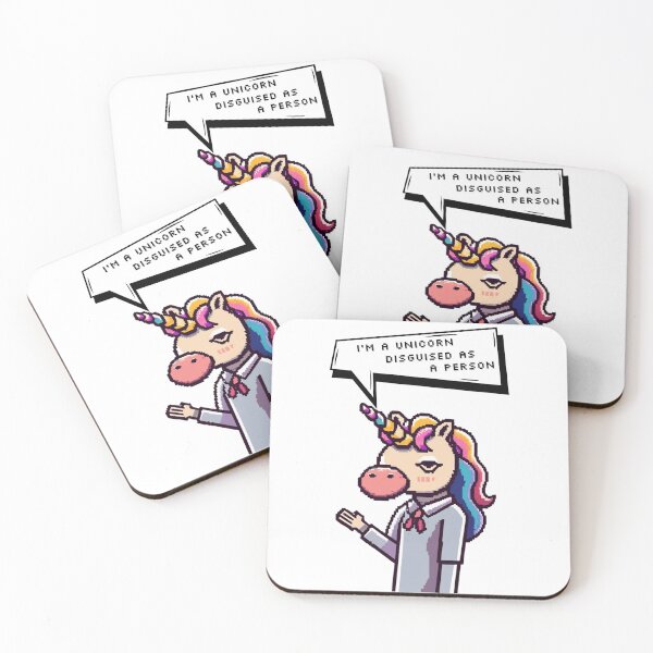 Item preview, I'm a unicorn disguised as a person | Pixel Style designed and sold by CircinusStore.