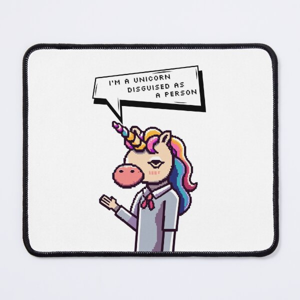 Item preview, I'm a unicorn disguised as a person | Pixel Style designed and sold by CircinusStore.