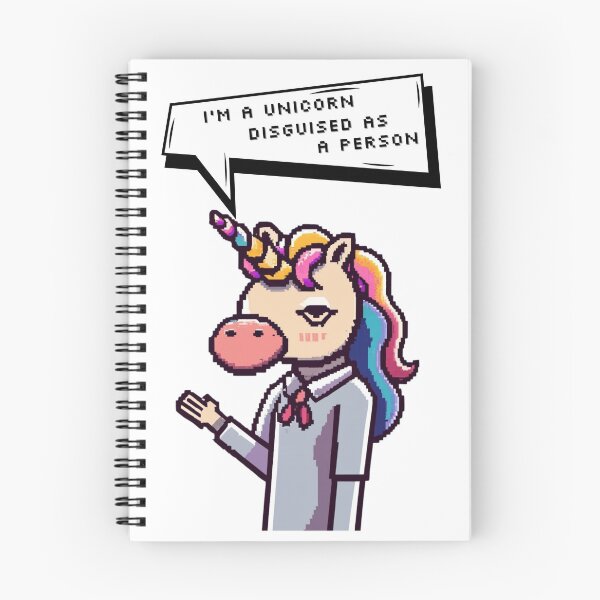 Item preview, I'm a unicorn disguised as a person | Pixel Style designed and sold by CircinusStore.