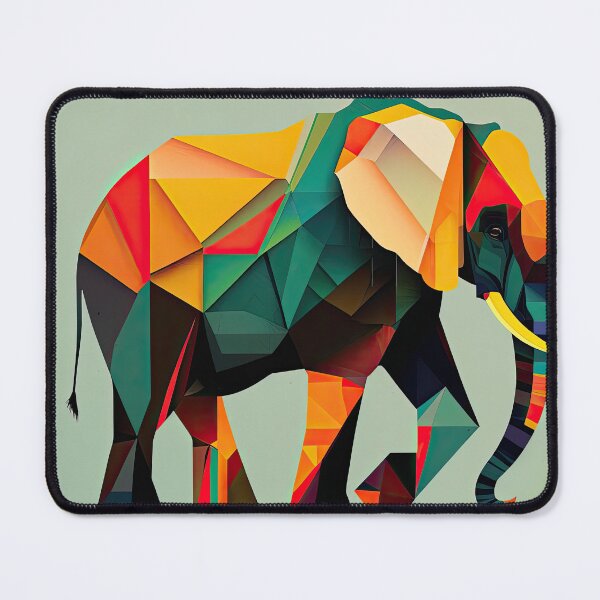 Item preview, Explore Simplistic & Minimalistic African Elephant Art designed and sold by ArtificialGenes.