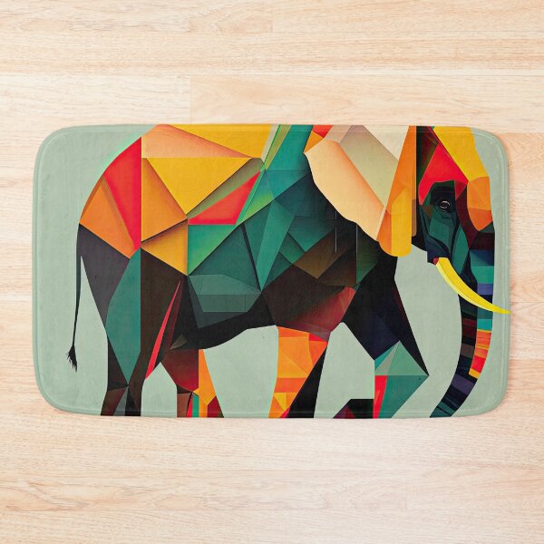 Item preview, Explore Simplistic & Minimalistic African Elephant Art designed and sold by ArtificialGenes.