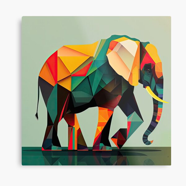 Item preview, Explore Simplistic & Minimalistic African Elephant Art designed and sold by ArtificialGenes.