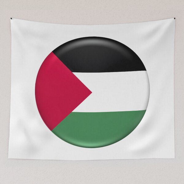 Item preview, Free Palestine : Support Palestine, The Flag of Palestine is circular designed and sold by Robo-toons.