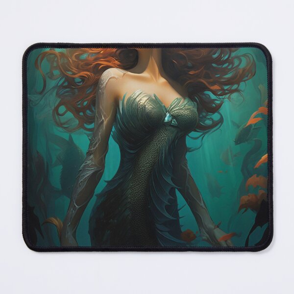 Item preview, Whispers of the Abyss: A Mermaid's Serenade designed and sold by oanaunciuleanu.