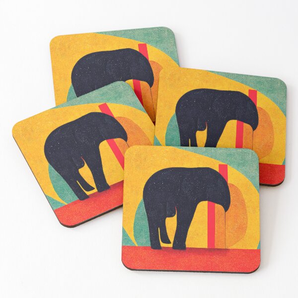 Item preview, Explore Simplistic & Minimalistic African Elephant Art designed and sold by ArtificialGenes.