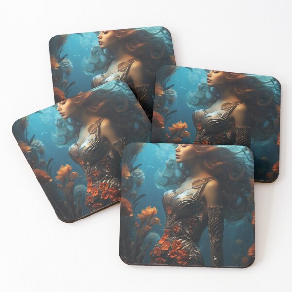 Item preview, Whispers of the Abyss: A Mermaid's Serenade designed and sold by oanaunciuleanu.