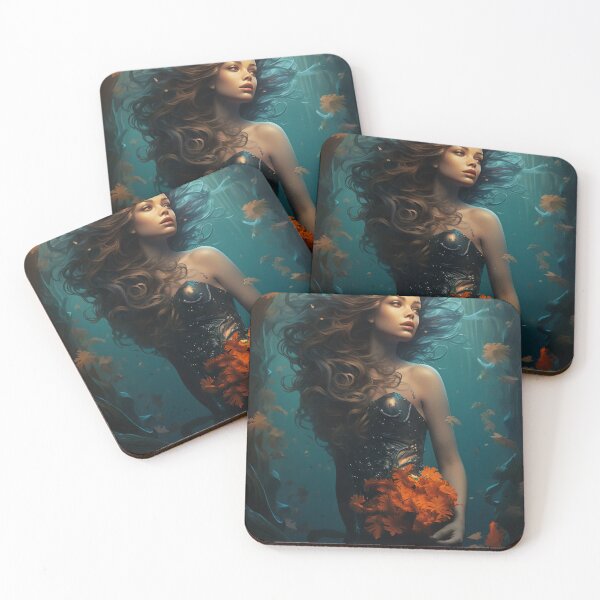 Item preview, Whispers of the Abyss: A Mermaid's Serenade designed and sold by oanaunciuleanu.