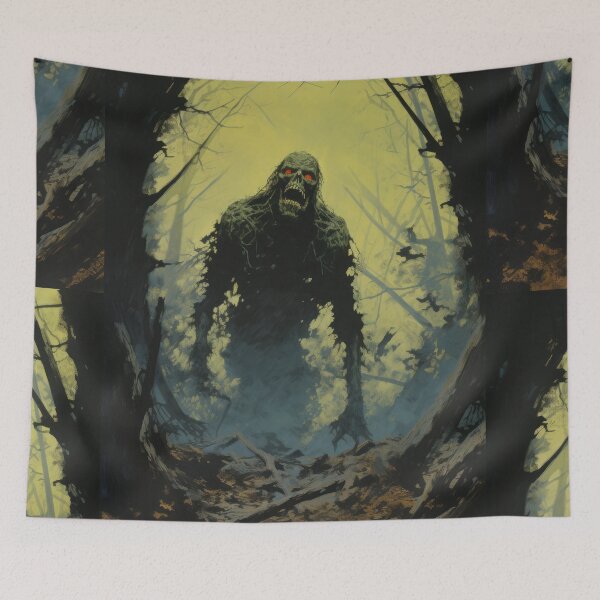 Item preview, Eerie Zombie Wanderer: A 70s Horror Journey designed and sold by Piotrek0001.