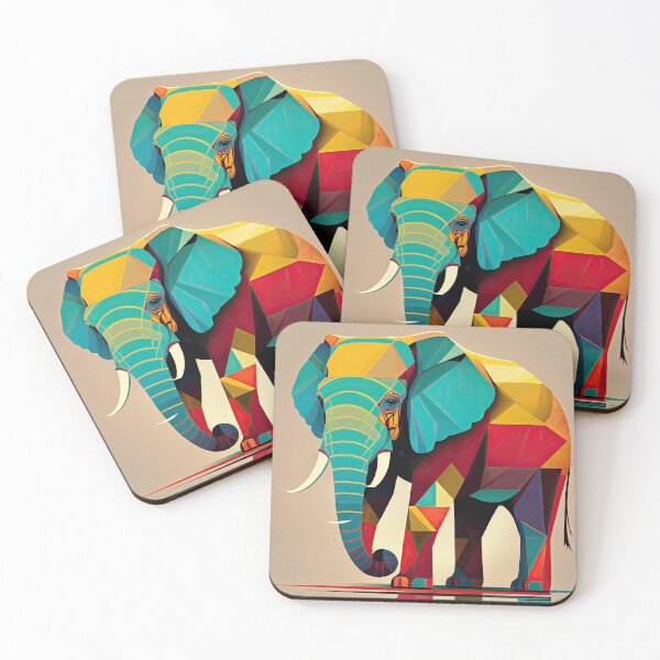 Item preview, Explore Simplistic & Minimalistic African Elephant Art designed and sold by ArtificialGenes.