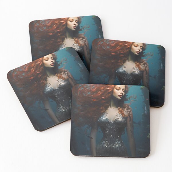 Item preview, Whispers of the Abyss: A Mermaid's Serenade designed and sold by oanaunciuleanu.