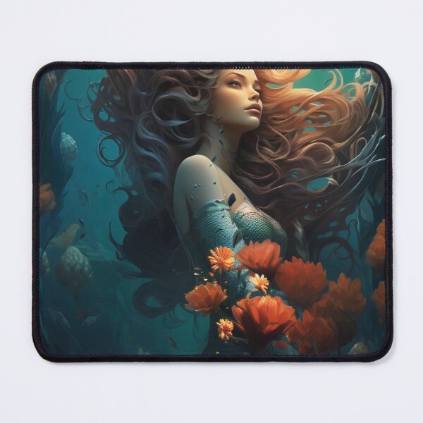 Item preview, Whispers of the Abyss: A Mermaid's Serenade designed and sold by oanaunciuleanu.