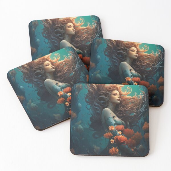 Item preview, Whispers of the Abyss: A Mermaid's Serenade designed and sold by oanaunciuleanu.