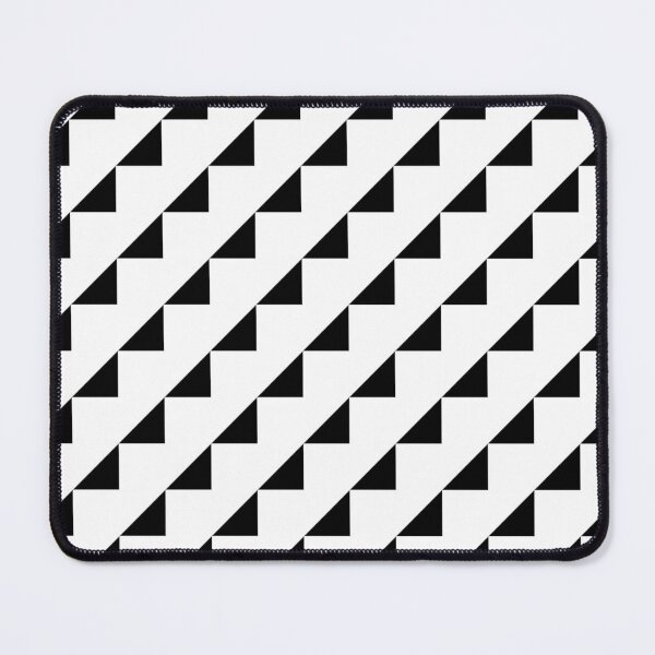 Item preview, Black and White Rows, Lines of Triangles, a Simple Zigzag Pattern, Gift for Trendsetters designed and sold by PenguinForests.