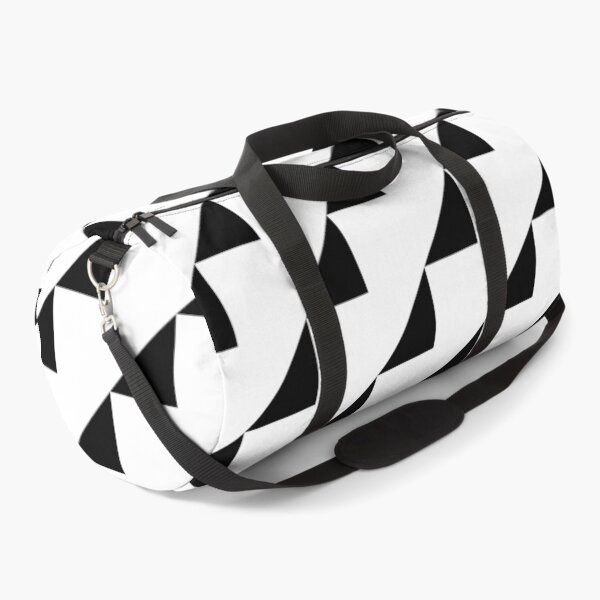 Item preview, Black and White Rows, Lines of Triangles, a Simple Zigzag Pattern, Gift for Trendsetters designed and sold by PenguinForests.