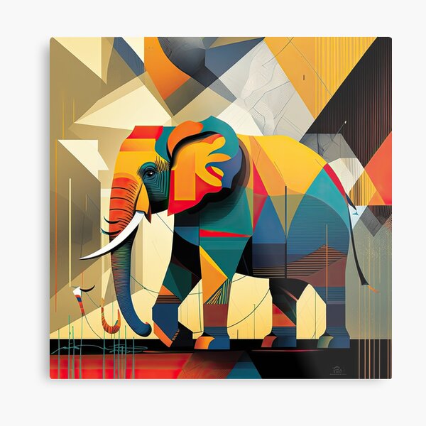 Item preview, Explore Simplistic & Minimalistic African Elephant Art designed and sold by ArtificialGenes.