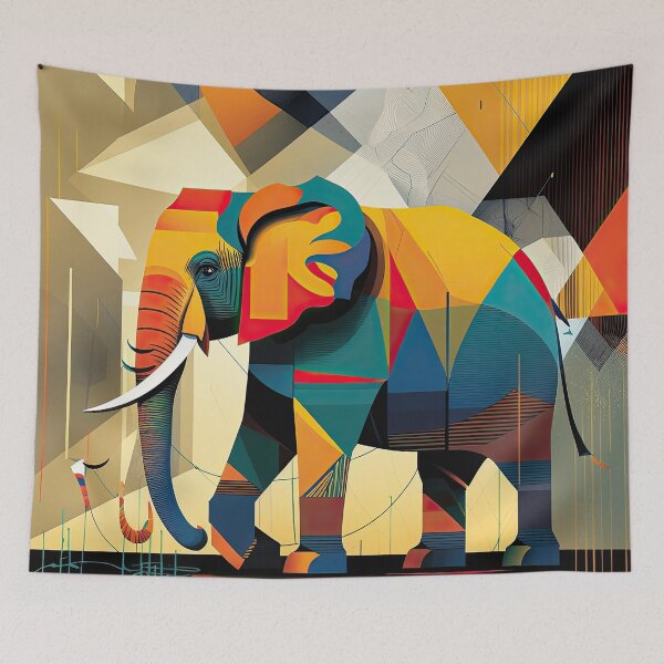 Item preview, Explore Simplistic & Minimalistic African Elephant Art designed and sold by ArtificialGenes.