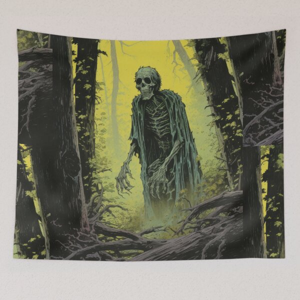 Item preview, Eerie Zombie Wanderer: A 70s Horror Journey designed and sold by Piotrek0001.