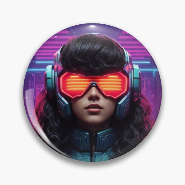Item preview, RetroFusion: AI-Generated Prints – Where 80s Sci-Fi Nostalgia Meets Futuristic Artistry designed and sold by luminamatrixart.
