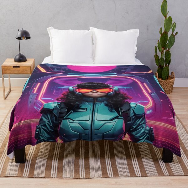 Item preview, RetroFusion: AI-Generated Prints – Where 80s Sci-Fi Nostalgia Meets Futuristic Artistry designed and sold by luminamatrixart.