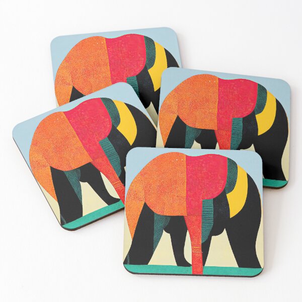 Item preview, Explore Simplistic & Minimalistic African Elephant Art designed and sold by ArtificialGenes.