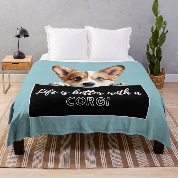 Item preview, Corgi, Life is better with a Corgi designed and sold by whiteraven-shop.