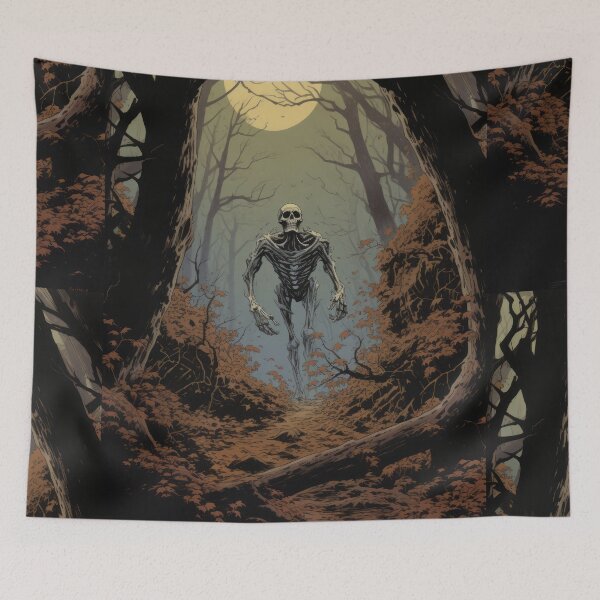 Item preview, Eerie Zombie Wanderer: A 70s Horror Journey designed and sold by Piotrek0001.