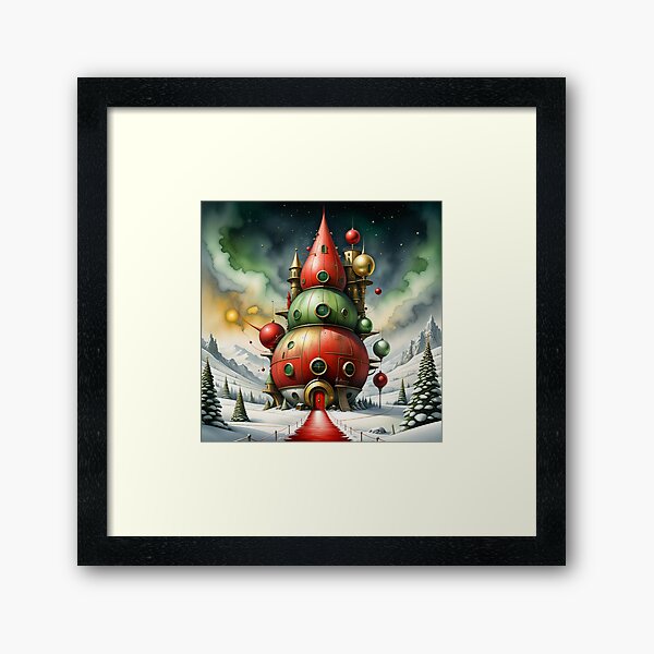Tech Wonderland Revelry Framed Art Print