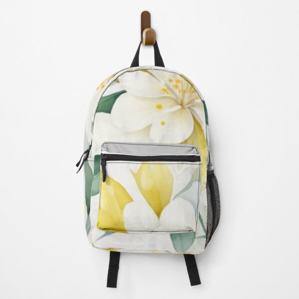Item preview, white & yellow floral designed and sold by Mudikeys.