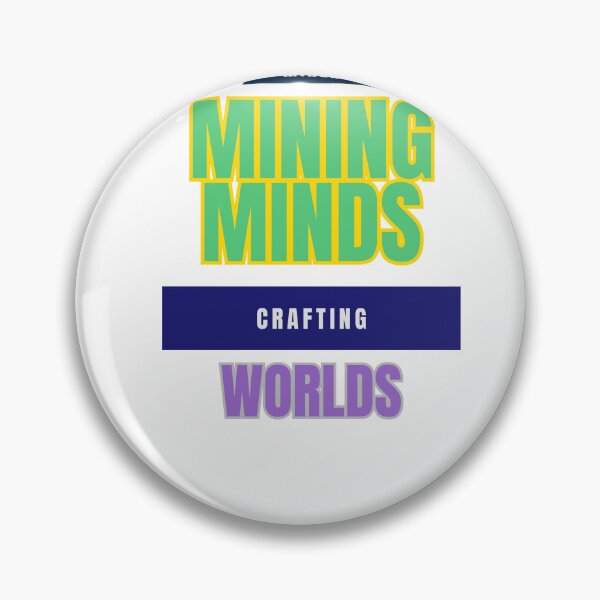 Item preview, Mining Minds, Crafting Limitless Worlds designed and sold by DesignSwirl.