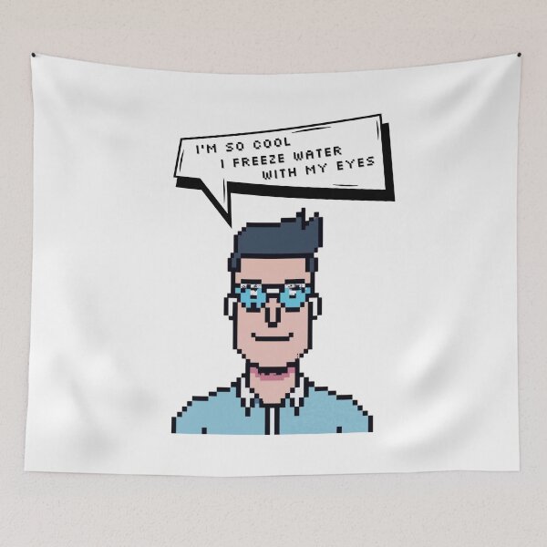 Item preview, I'm so cool I freeze water with my eyes | Pixel Style designed and sold by CircinusStore.