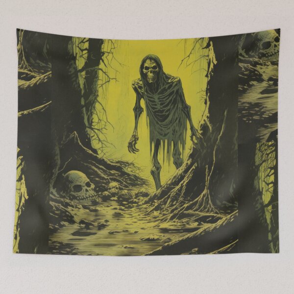 Item preview, Eerie Zombie Wanderer: A 70s Horror Journey designed and sold by Piotrek0001.
