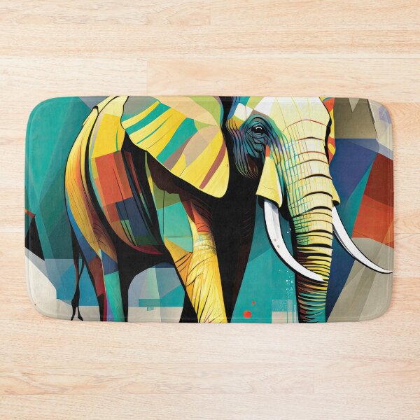 Item preview, Explore Simplistic & Minimalistic African Elephant Art designed and sold by ArtificialGenes.