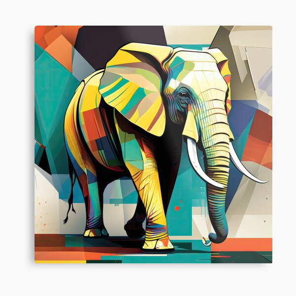 Item preview, Explore Simplistic & Minimalistic African Elephant Art designed and sold by ArtificialGenes.