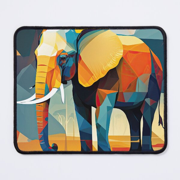 Item preview, Explore Simplistic & Minimalistic African Elephant Art designed and sold by ArtificialGenes.
