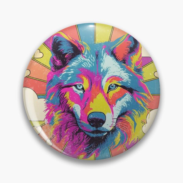 Item preview, Wolf Queen Wolf retro neon  designed and sold by Dahlann.