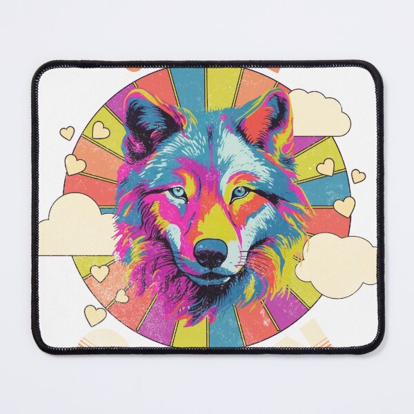Item preview, Wolf Queen Wolf retro neon  designed and sold by Dahlann.