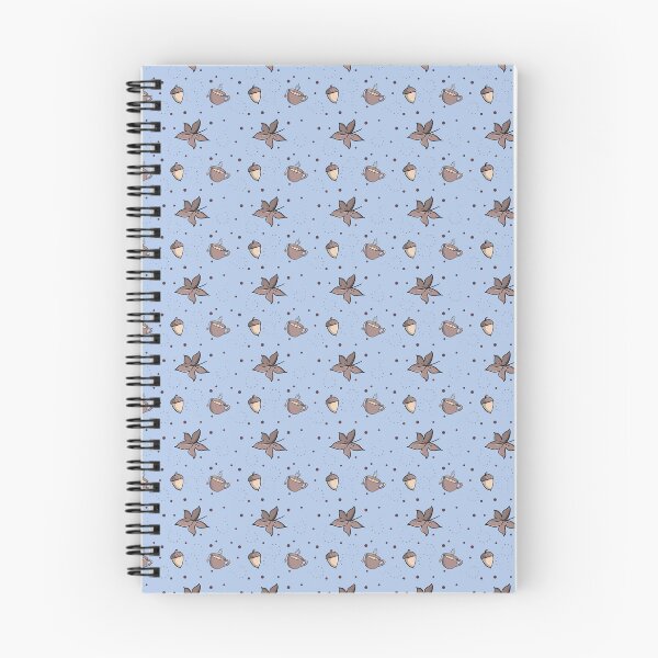 Item preview, Fall Icons Pattern Powder blue  designed and sold by RedRubi.
